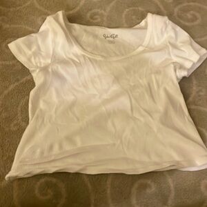 John galt ribbed cropped tee